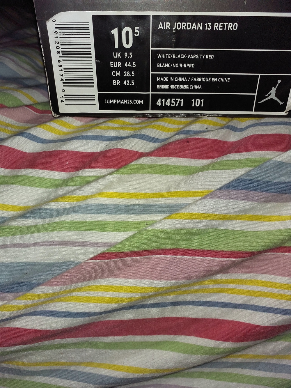 Nike Air Jordan 13 Retro White/Black Varsity Red CHICAGO 2010 - Picture 16 of 16